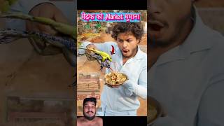 मेंढक🐸को Market घूमने ले जानाfrog funny comedy shorts shortsfeed viralvideo viral trending [upl. by Bubalo]