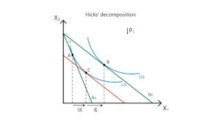 A9 Income and substitution effects  Consumption  Microeconomics [upl. by Laenahtan373]