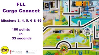 FLL Cargo Connect Missions 3 4 5 6 amp 16 [upl. by Sackville]