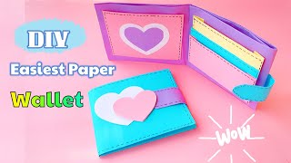 How to make paper wallet  Easy Paper Wallet Tutorial  PaperCraft Wallet [upl. by Cerelly108]