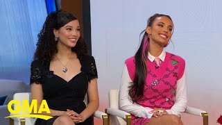 Kylie Cantrall and Malia Baker talk new Descendants film [upl. by Cock]