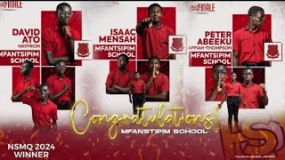 MFANTSIPIM SCHOOL WINS NSMQ 2024 🎉🎉🎉🎉🎉🎉🎉🎉🎉🎉🎉🎉🎉🎉 [upl. by Sherlock]