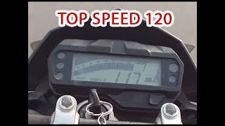 YAMAHA FZS FI V20 150cc TOP SPEED  DOUBLES MODE [upl. by Mccafferty]