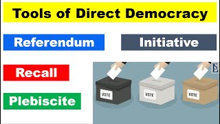 Tools of Direct Democracy  Referendum  Initiative  Recall  Plebiscite [upl. by Buschi]