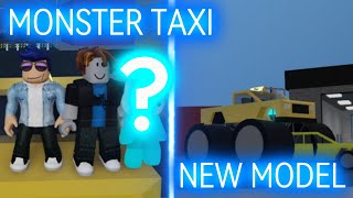 Taxi Simulator 2  Showcasing a New Taxi Model Moster Taxi ROBLOX [upl. by Adelina]