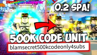 500k CODE New FREE UNIT Hol Horse 6 Star Has OP SPA  Blams 500k Code Reveal [upl. by Ardnoik]