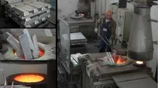 Fonderia Taroni  Fusioni alluminio in conchiglia  Aluminium foundry gravity casting [upl. by Laforge]