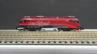 SpurN Fleischmann Rh1116 Railjet Sound No731171 [upl. by Jadda]