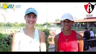 Maaya Rajeshwaran and Petra Konjikusic Reflect on Their Victory ITF J100 Zapopan Doubles Champions [upl. by Enytsirhc]