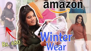 AMAZON WINTER WEAR At 70 Off  Sweater amp Dresses  Winter Collection  Super Style Tips [upl. by Igor]