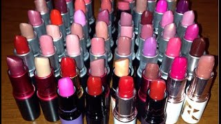 MAC Lipstick Collection with Lip Swatches [upl. by Sauder]