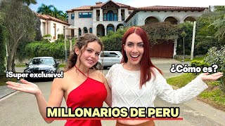 Aquí viven los VERDADEROS MILLONARIOS de PERÚ 🇵🇪 🤑 ft leticiapereiraoficial [upl. by Quintus765]