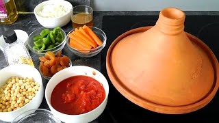 Moroccan food LAMB TAJINE Stew recipe How to cook [upl. by Auqenat]