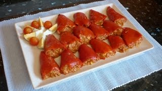 Pimientos del piquillo rellenos de atún Receta paso a paso de Carmen Cárdenas [upl. by Aire]