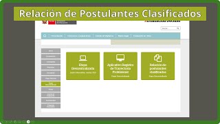 Relación de Postulantes Clasificados para la etapa Descentralizada nombramientodocente [upl. by Ax]