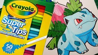 Crayola super tips review amp testing cheap art supplies [upl. by Lleral901]