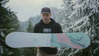 Nitro  Women s Mystique Snowboard Review [upl. by Nivrag]