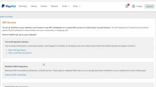 How to find PayPal API Access Keys [upl. by Arst]