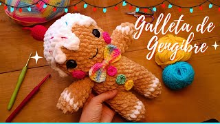 Galleta de Gengibre Chenille Amigurumi  Navidad a crochet 🎅  Tejidos Pennys ens [upl. by Guillemette]