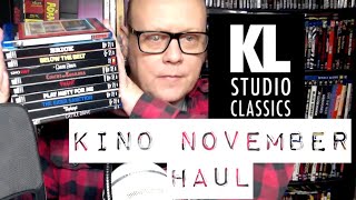 Bluray Haul November Kino Lorber Bluray amp 4K Haul [upl. by Aicirtam906]