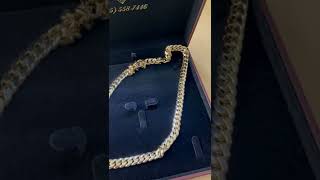 Daniel Jewelry Inc 18k Gold Cuban Link Chain amp Bracelet 10mm chain no lock12mm Bracelet sleek lock [upl. by Pike972]