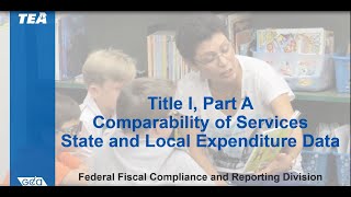 Title I Part A  Comparability State and Local Expenditures [upl. by Azile]