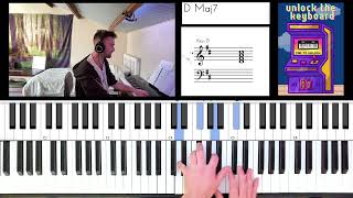 How to play Dum Surfer by King Krule  Piano Tutorial [upl. by Rapsac696]