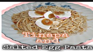 Tinapa and Salted Egg PastaQuick and Easy Recipe [upl. by Arramas]