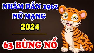 Tử Vi Tuổi Nhâm Dần 1962 Nữ Mạng Năm 2024 Bất Ngờ TRÚNG LỚN Sắm Nhà Lầu Xe Sang Cực Giàu Có  TVV [upl. by Gaige]