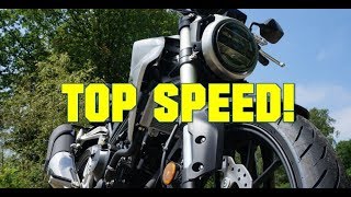 HONDA CB300R TOP SPEED [upl. by Laveen]