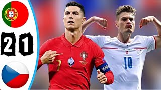 Portogallo  Repubblica Ceca 21 gol e highlights euro 2024 [upl. by Inahs129]