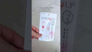 Rohto Mentholatum Tone my lip lip balm  bright up red for dark looking lips review [upl. by Thorr]