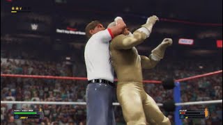 WWE 2K23  Goldust vs Rowdy Roddy Piper  Hollywood Backlot Brawl Wrestlemania 12 [upl. by Arayt]