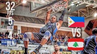 DWIGHT HOWARD GAME HIGHLIGHTS  STRONG GROUP ATHLETICS PHILIPPINES VS HOMENETMEN LEBANON [upl. by Anec]