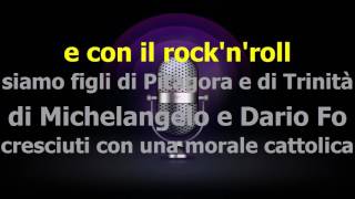 Figli di Pitagora  Gabry Ponte feat Little Tony  Karaoke [upl. by Bela]