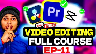 Complete VIDEO EDITING COURSE Beginner to PRO Tutorials [upl. by Hazmah]