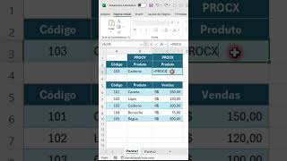 Função PROCV x Função PROCX excel [upl. by Kelson]