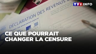 Retraites impôts Ce que pourrait changer la censure｜TF1 INFO [upl. by Stephani]