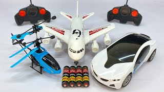 Famous Remote Control RC Flying alicopter with Rechargeable RC Airplane and RC CarUnboxing amp Testing [upl. by Kayla875]