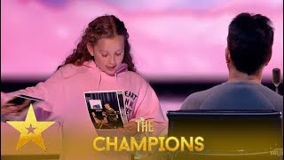 Issy Simspon The Little Girl Magician Is BACK Simon WOWED  Britains Got Talent Champions [upl. by Ahsenod]