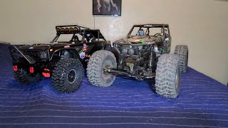 Axial Wraith 22 amp 19 side by side comparison [upl. by Ietta]