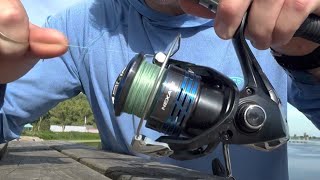 Stop making this MISTAKE WHEN SPOOLING your spinning reel with BRAIDED LINE [upl. by Barnabe]