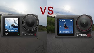 DJI Action 5 Pro Vs DJI Action 4 [upl. by Cul753]