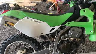 Kawasaki klx 300r review and start up [upl. by Denice]