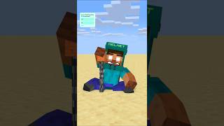 HELP Herobrine Concentrate friendship shorts trending anime [upl. by Alleacim599]