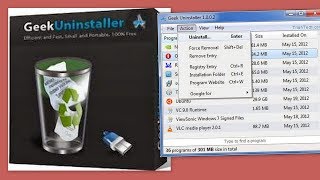 Geek Uninstaller تحميل برنامج حذف وإزالة البرامج من جودوريها  برامج مجانية [upl. by Morrissey873]