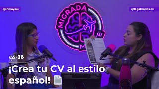 Cómo hacer un BUEN CV formato europeo 🇪🇺  Tips y Ejemplos💼  Ep18 [upl. by Maurita]