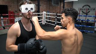 I Sparred a Pro Boxer with only VR Training [upl. by Dory]