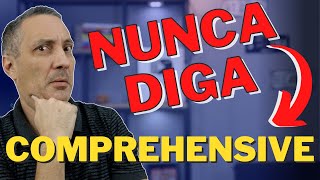 NUNCA Diga COMPREHENSIVE Para Dizer Compreensivo Em Inglês [upl. by Goerke]