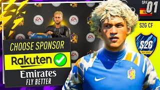 NEW SERIES CHOOSING OUR KIT SPONSOR🔥  FIFA 22 CREATE A CLUB EP1 [upl. by Nosneb]